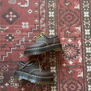 Platform dr martens oxfords